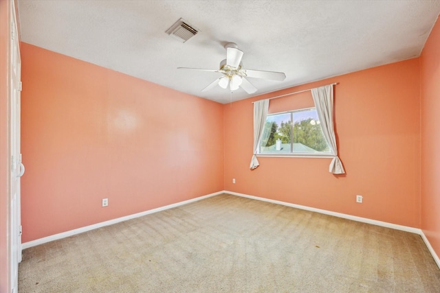 3413 Somerset Ln, Deer Park, TX 77536 - carpeted empty room featuring baseboards and a ceiling fan