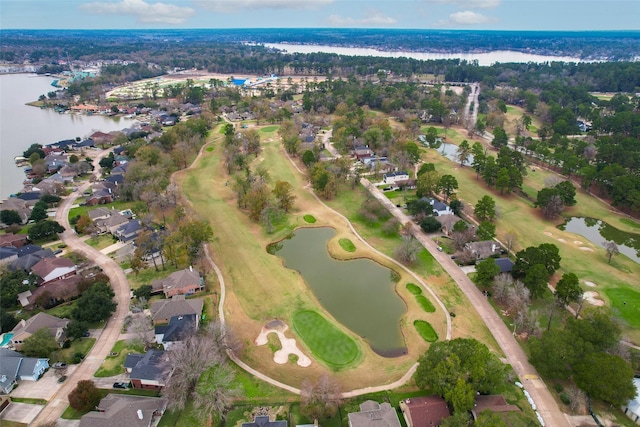 12900 Walden Rd Unit 715G, Montgomery, TX 77356 - aerial overview of property's location featuring nearby suburban area, a nearby body of water, and a golf course