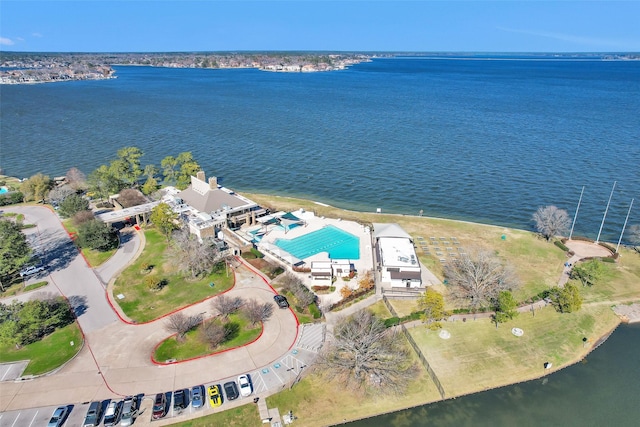 12900 Walden Rd Unit 715G, Montgomery, TX 77356 - aerial view of property's location featuring a large body of water and a pool