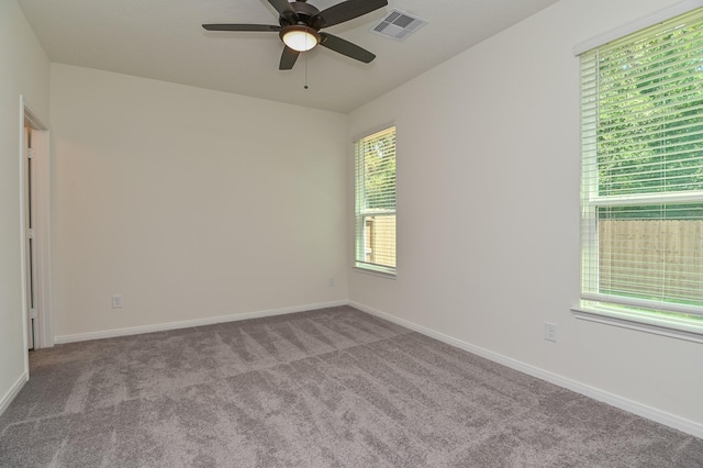 27638 Mesabe Dr, Magnolia, TX 77354 - carpeted spare room featuring ceiling fan and baseboards