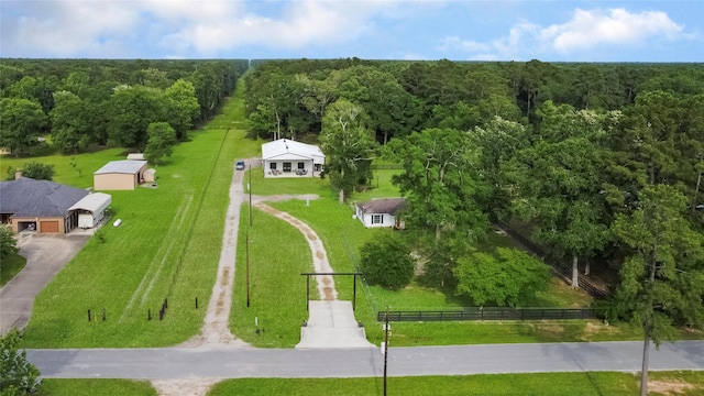79 E Pine Dr, Huffman, TX 77336 - aerial view of a heavily wooded area