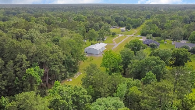 79 E Pine Dr, Huffman, TX 77336 - aerial view of property and surrounding area featuring a forest