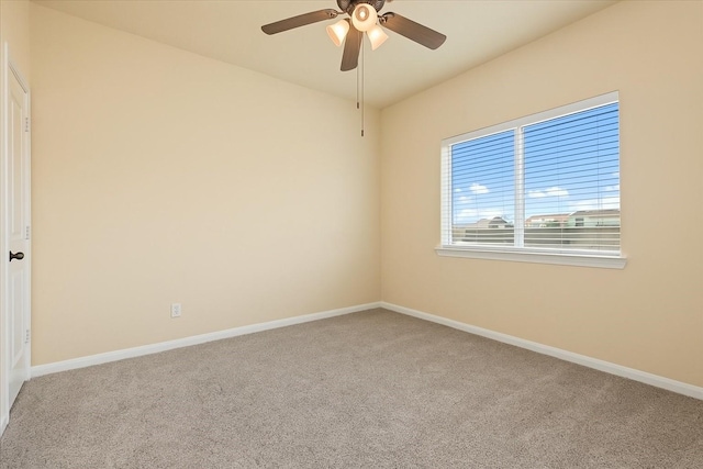 1774 Aden Dr, Houston, TX 77003 - unfurnished room featuring carpet flooring, ceiling fan, and baseboards