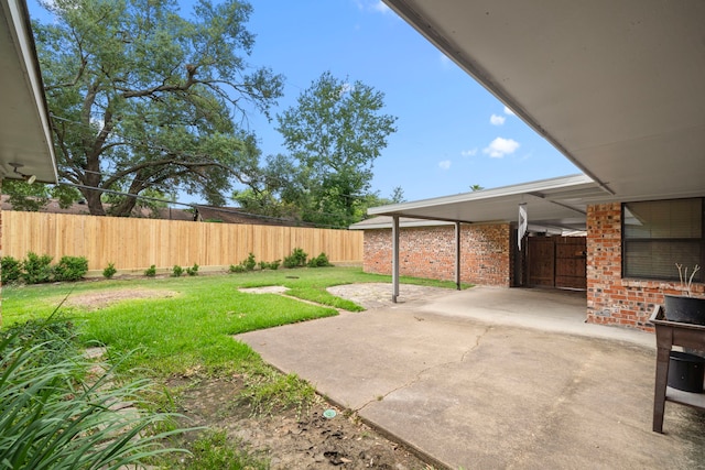 10139 Knoboak Dr, Houston, TX 77080 - view of yard with a patio area