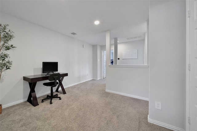 103 Skyshine Ct, Conroe, TX 77304 - office space featuring carpet flooring, baseboards, and recessed lighting