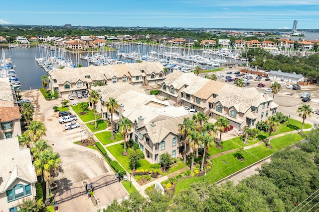 458 Mariners Dr, Kemah, TX 77565 - aerial view of a marina and a nearby body of water