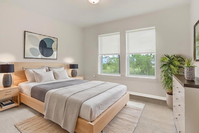 3124 Somerset Levens Ln, Houston, TX 77055 - bedroom with light carpet and baseboards