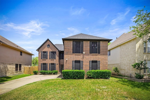 5702 W Vistaglen Loop, Houston, TX 77084 - view of front of house with brick siding