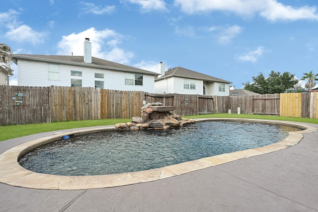 4814 Winding Timbers Ct, Humble, TX 77346 - view of swimming pool with a fenced backyard