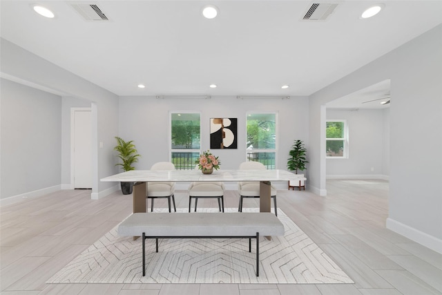 5006 Lymbar Dr, Houston, TX 77096 - dining area with recessed lighting and baseboards