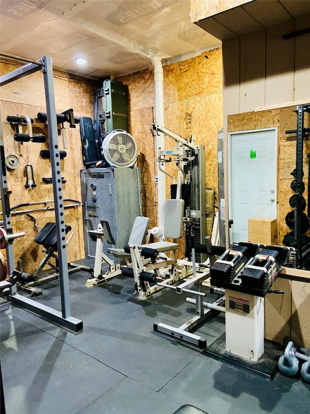 195 Rim Rock Rd, Onalaska, TX 77360 - view of gym