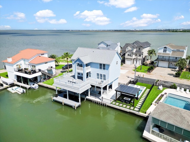 441 Jeanie Lynn St, Galveston, TX 77554 - aerial view of a nearby body of water