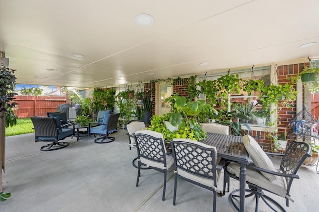 9519 Territory Ln, Houston, TX 77064 - view of patio / terrace featuring outdoor dining area
