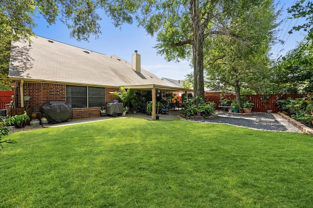 9519 Territory Ln, Houston, TX 77064 - view of yard featuring a patio area
