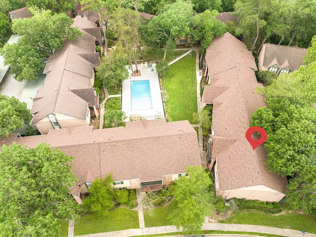 8229 Kingsbrook Rd Unit 229, Houston, TX 77024 - drone / aerial view