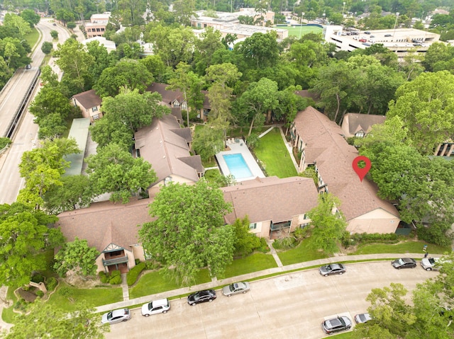 8229 Kingsbrook Rd Unit 229, Houston, TX 77024 - bird's eye view of a tree filled landscape
