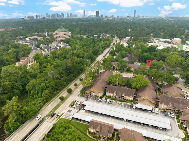 8229 Kingsbrook Rd Unit 229, Houston, TX 77024 - drone / aerial view of a skyline view