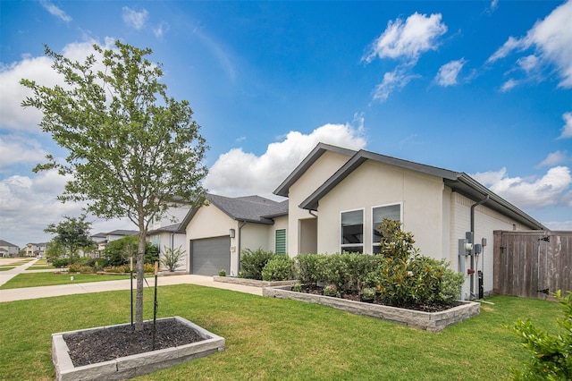 1682 Sherwood Glen Dr, Friendswood, TX 77546 - ranch-style house with stucco siding, concrete driveway, and a garage