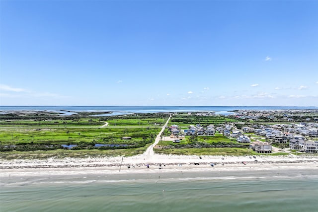 aerial view of expansive beach