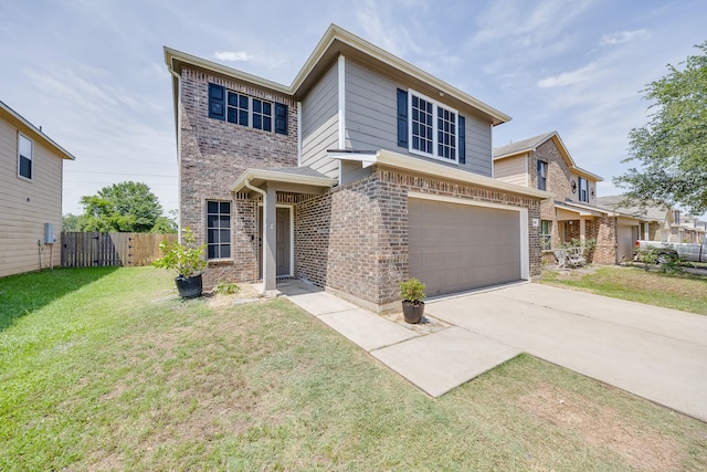 19314 Cactus Thorn Dr, Cypress, TX 77433 - traditional-style house with brick siding, an attached garage, and driveway