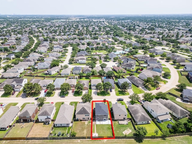 19314 Cactus Thorn Dr, Cypress, TX 77433 - aerial view of residential area featuring property parcel outlined