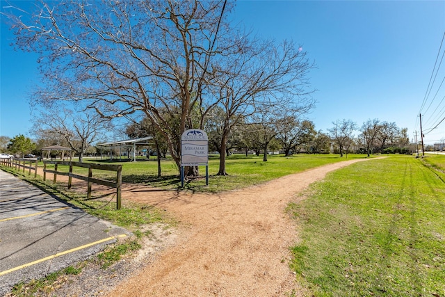 1705 Bimini Way, Seabrook, TX 77586 - surrounding community featuring a gazebo and a lawn