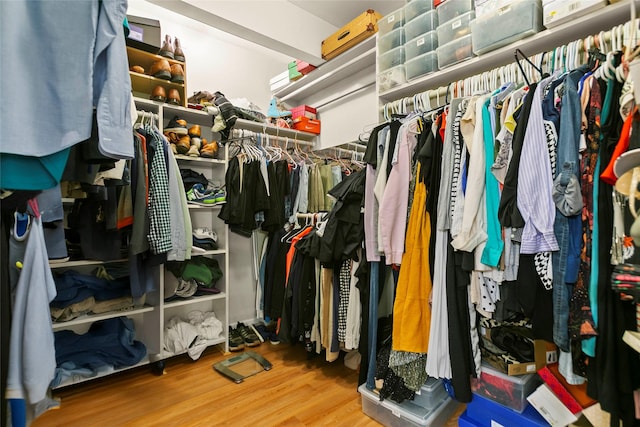 3641 Deal St, Houston, TX 77025 - spacious closet featuring wood finished floors