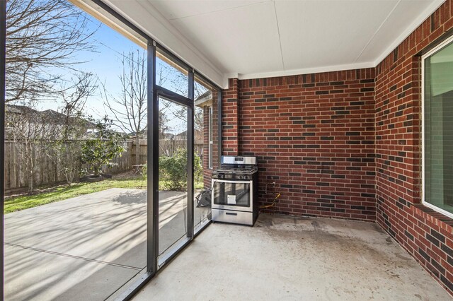 4663 Rockton Hills Ln, Sugar Land, TX 77479 - view of unfurnished sunroom