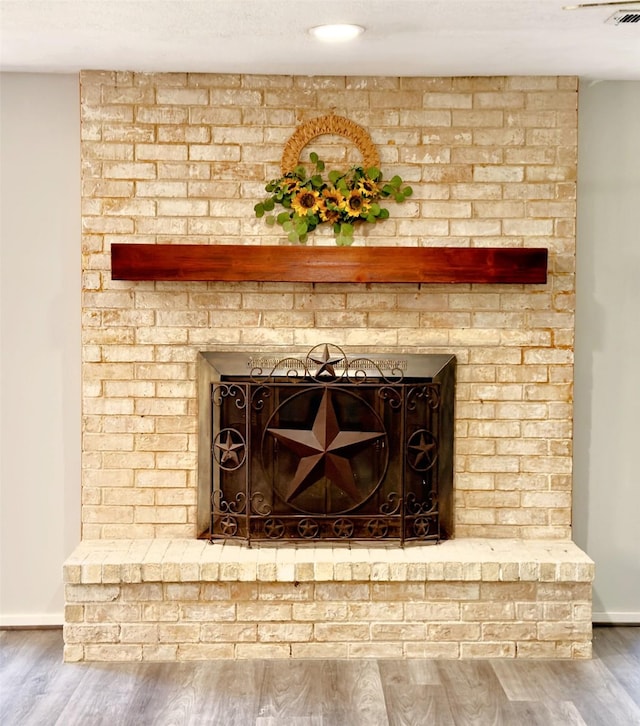 16007 Sailfin St, Crosby, TX 77532 - detailed view of wood finished floors and baseboards