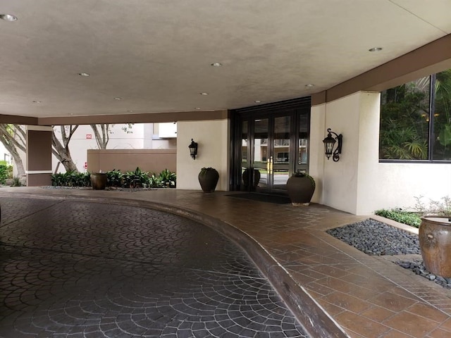 3525 Sage Rd Unit 704, Houston, TX 77056 - entrance to property featuring french doors and stucco siding