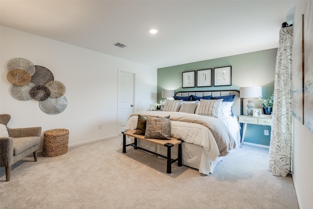 3012 Wild Dunes Dr, Katy, TX 77493 - carpeted bedroom with baseboards and recessed lighting