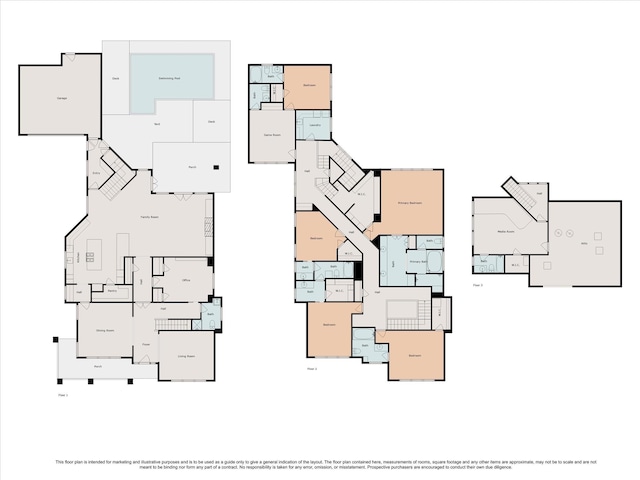 3707 Jardin St, Houston, TX 77005 - floor plan / room layout