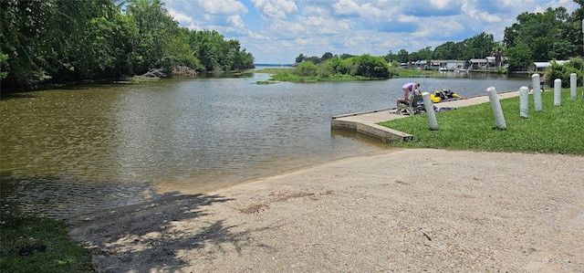 11378 Underwood St, Willis, TX 77318 - dock with a boat ramp and a water view