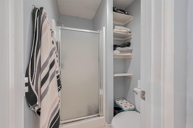 109 Moonspinner, Conroe, TX 77356 - full bath featuring a shower stall and toilet