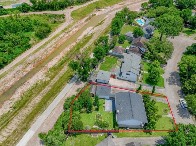 4822 Droddy St, Houston, TX 77091 - view of property location with property boundaries highlighted