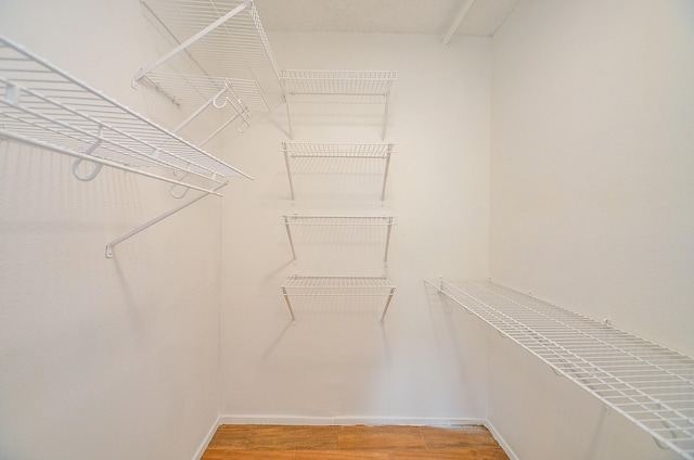 3538 Ocee St, Houston, TX 77063 - walk in closet with wood finished floors