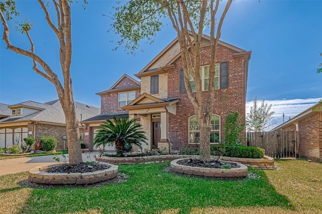 3619 Canton Hills Ln, Missouri City, TX 77459 - view of front facade featuring brick siding and concrete driveway