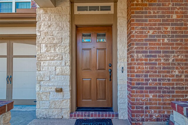 3619 Canton Hills Ln, Missouri City, TX 77459 - property entrance with brick siding