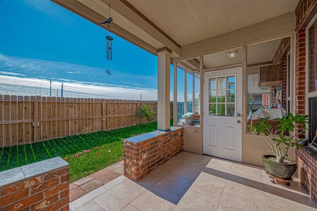 3619 Canton Hills Ln, Missouri City, TX 77459 - view of patio / terrace with fence