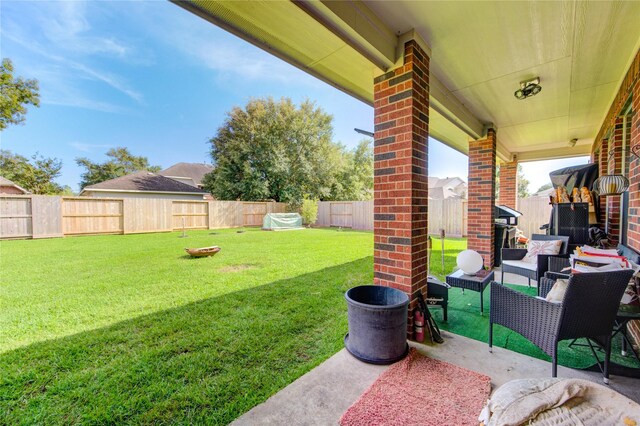 2127 Linden Rock Dr, Katy, TX 77494 - view of yard