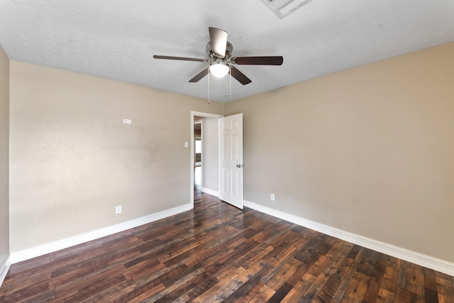 4302 Marchant Rd, Houston, TX 77047 - empty room with wood finished floors, baseboards, and ceiling fan