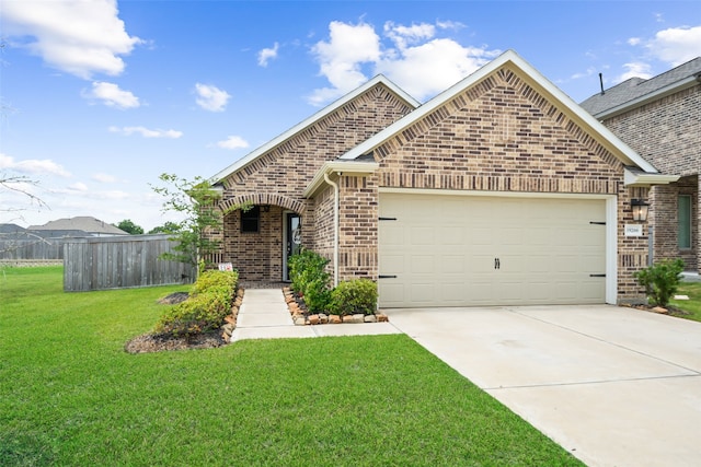 19266 Hazel Firs Ct, Magnolia, TX 77355 - view of front facade featuring brick siding, a garage, and driveway