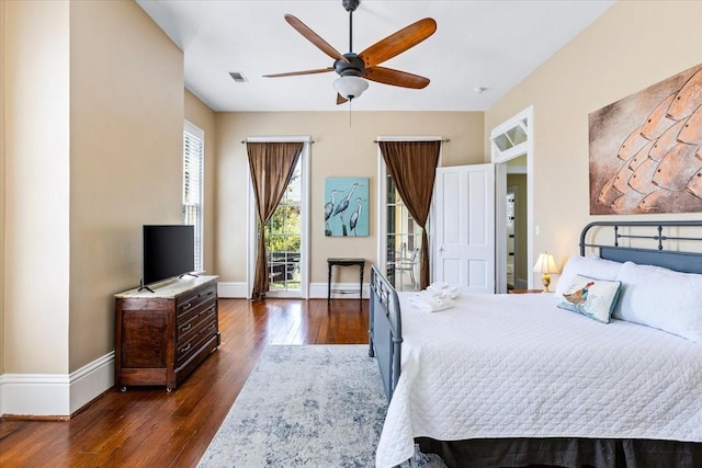 1427 Winnie St, Galveston, TX 77550 - bedroom with hardwood / wood-style floors and baseboards