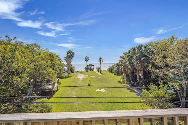 1350 23rd St, San Leon, TX 77539 - view of property's community with a lawn