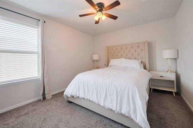 4335 Thornapple Hills Ct, Richmond, TX 77406 - carpeted bedroom with baseboards and a ceiling fan