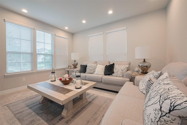 4335 Thornapple Hills Ct, Richmond, TX 77406 - living room featuring recessed lighting and baseboards