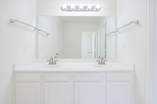 7902 Crystal Moon Dr, Houston, TX 77040 - bathroom with double vanity