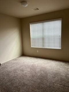 empty room featuring carpet flooring