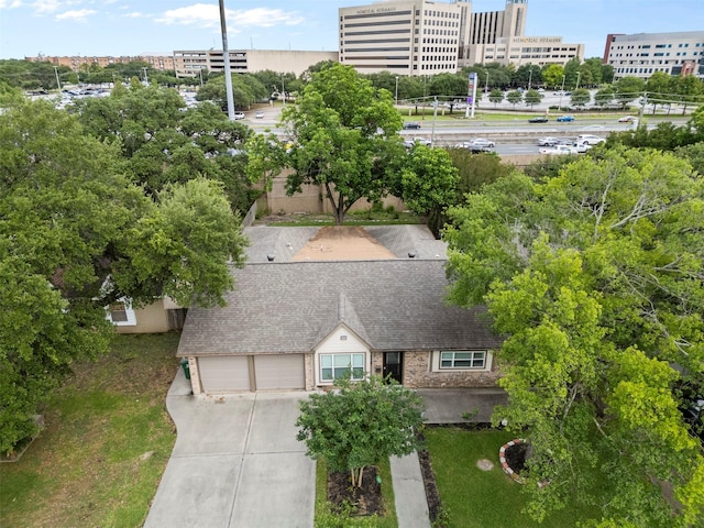 7727 Barberton Dr, Houston, TX 77036 - view from above of property