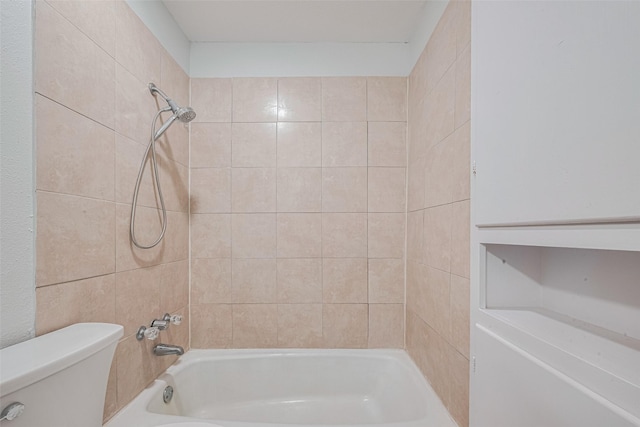 811 Wax Myrtle Ln Unit A, Houston, TX 77079 - bathroom featuring toilet and shower / washtub combination